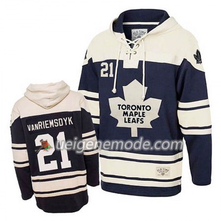 Herren Eishockey Toronto Maple Leafs James Van Riemsdyk 21 Blau Sawyer Hooded Sweatshirt